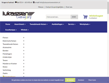 Tablet Screenshot of lukassentweewielers.nl